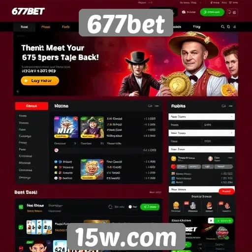 Interface e usabilidade do site 677bet